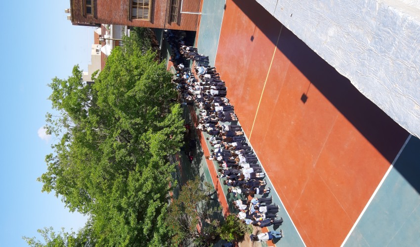 LA VIRGEN PEREGRINA DE LUJAN EN EL COLEGIO